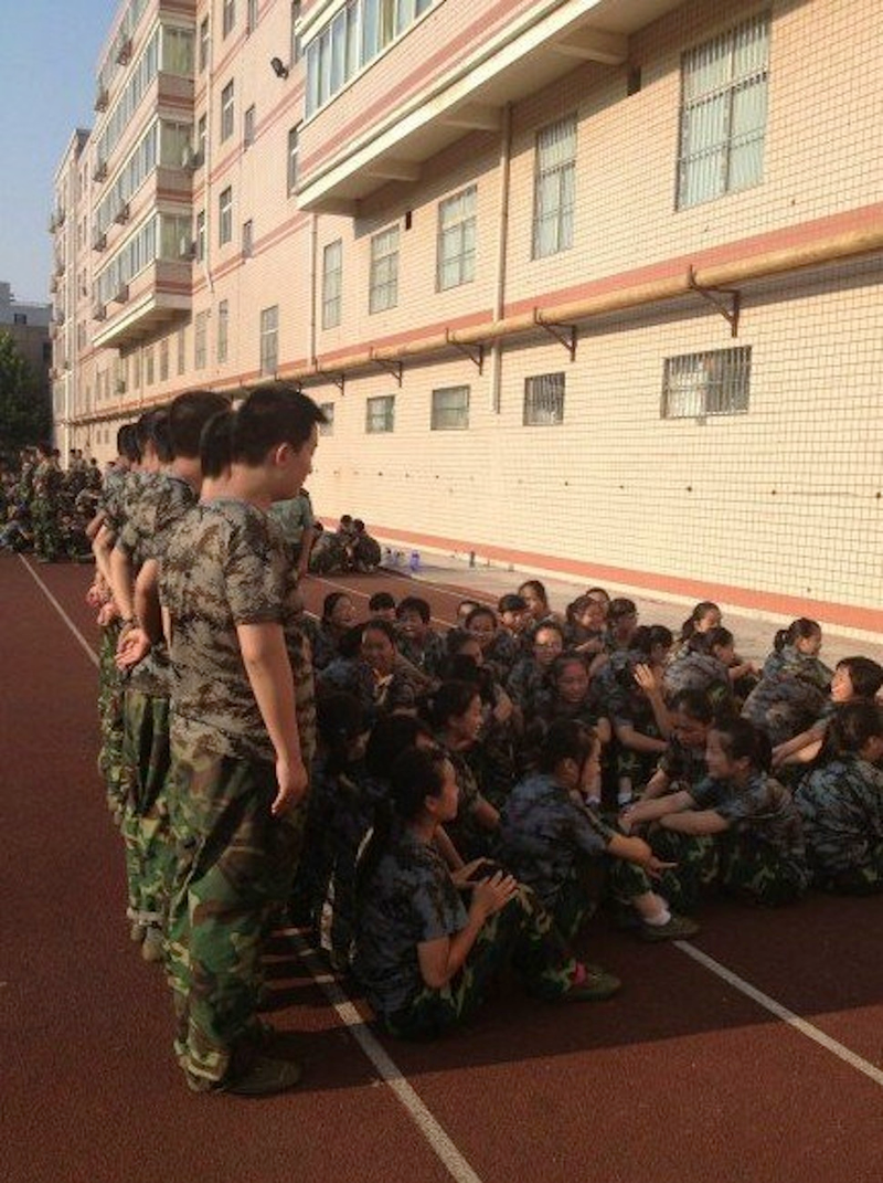 Illustration for article titled The Lighter Side Of China's Compulsory Military Training